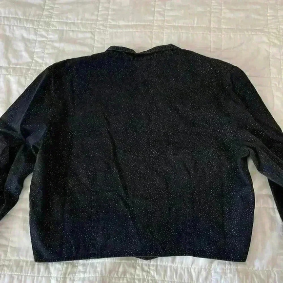 Vintage roughrider western cowgirl black jacket women’s XL whimsigoth buttons - Picture 4 of 4